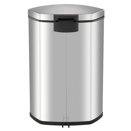 Eko Pedal Bin Shell 50 L Mat Silver Colored