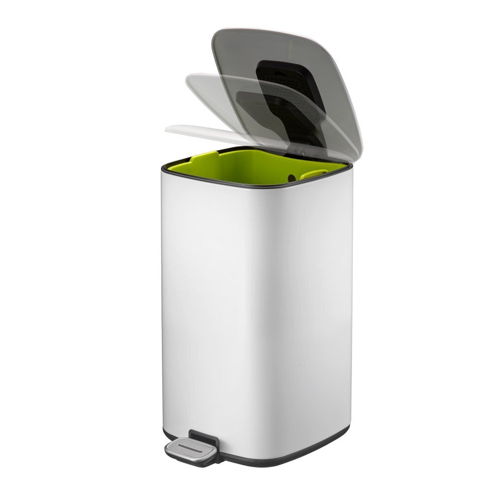 Eko regnpedalspand 12l hvid