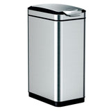 Eko Waste Bin Touch Bar Tina 30 L Mat Silver Colored