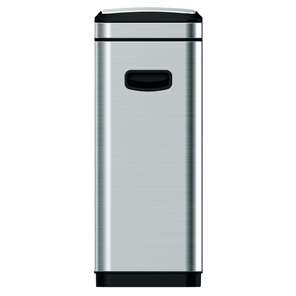 Eko Waste Bin Touch Bar Tina 30 L Mat Silver Colored