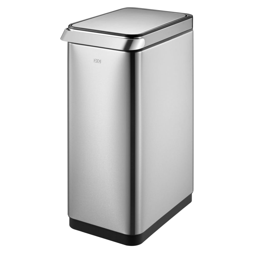 Eko Eko Waste Bin Touch Bar 30 L Matt Silver -Folored