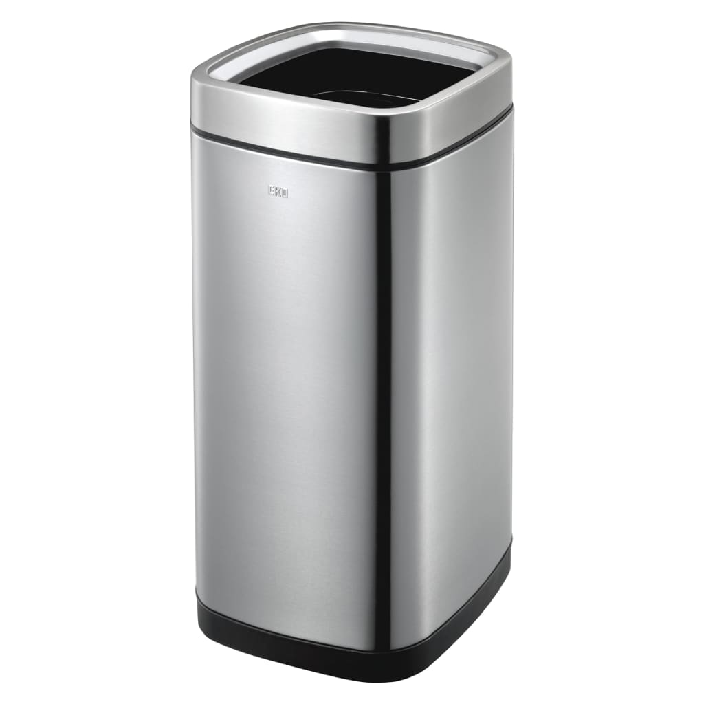 Eko Waste Bin Laguna 35 L Mat Silver Colored