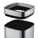 Eko Waste Bin Laguna 35 L Mat Silver Colored
