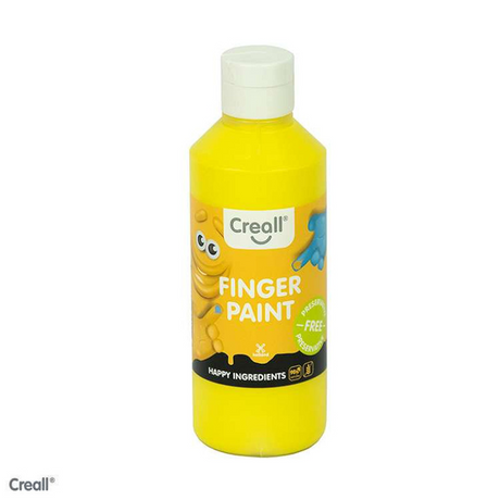 Creall vingerverf happy ingredients 250ml - geel