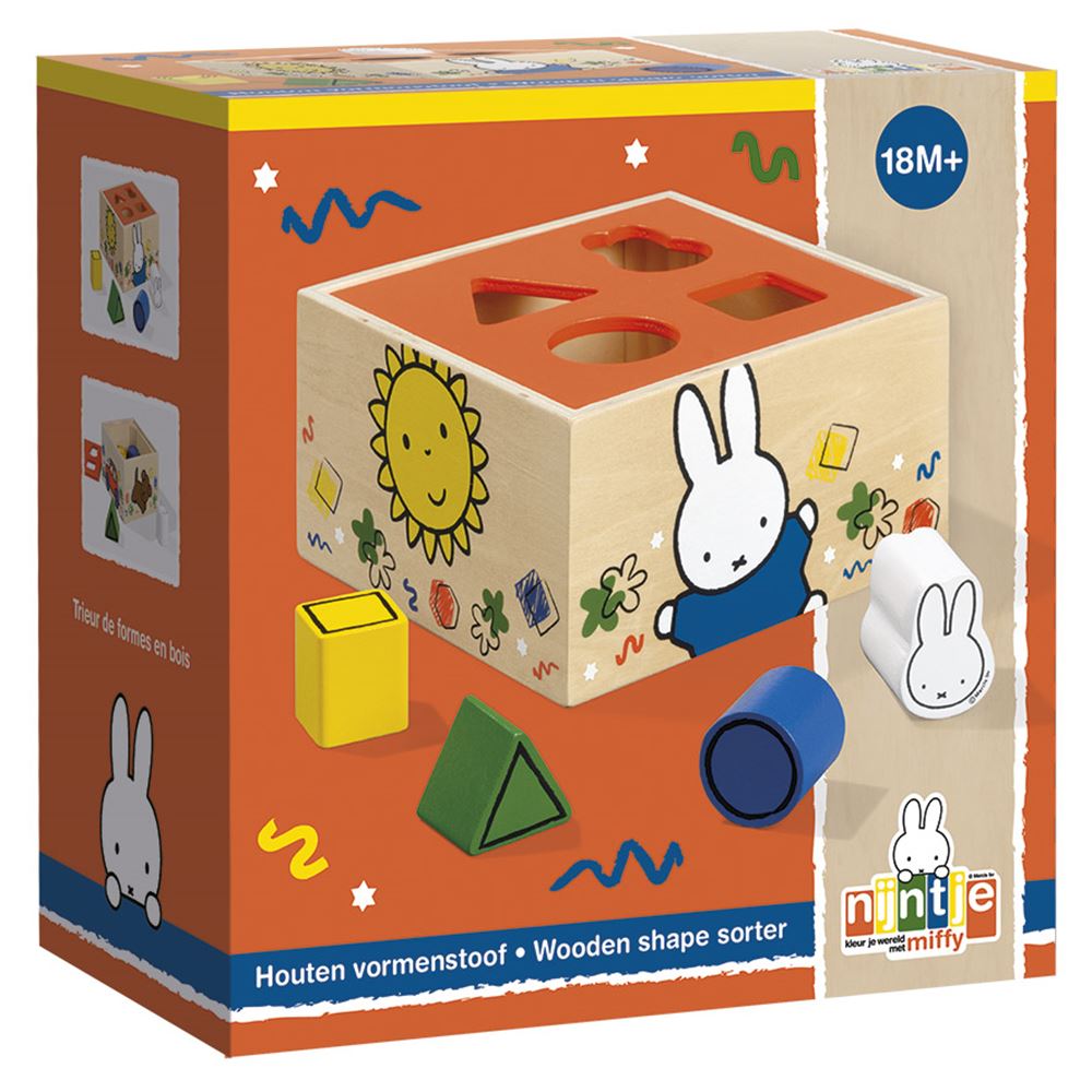 Bambolino Miffy sorteringsmaskine i træform. 3+