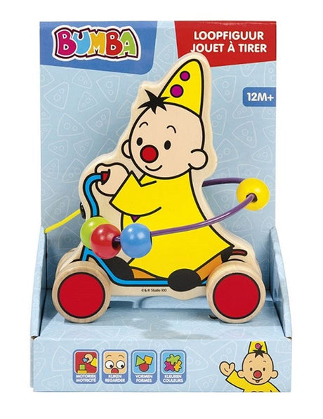 Bambolino legetøj bumba pull figur træ. 1+