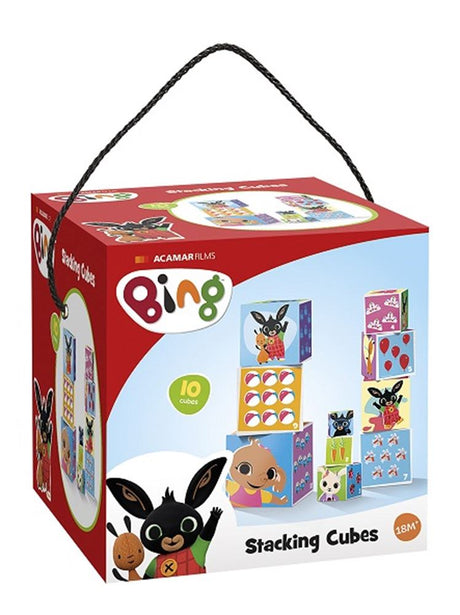 Bing stak af terninger. 3+. 15x15x5 cm