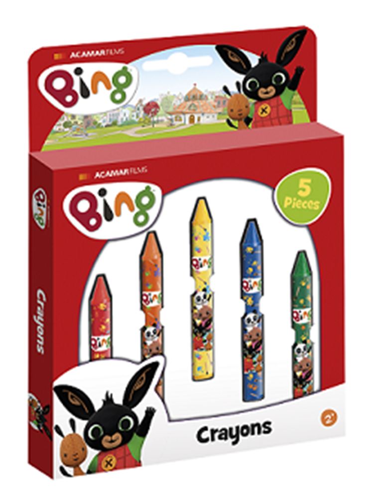 Bing farveblyanter. 2+. 21x15x2 cm