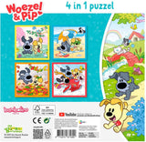 Bambolino woezel pip puslespil 4 i 1. 3+