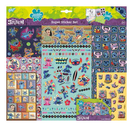 Totum Disney stitch - super klistermærke sæt