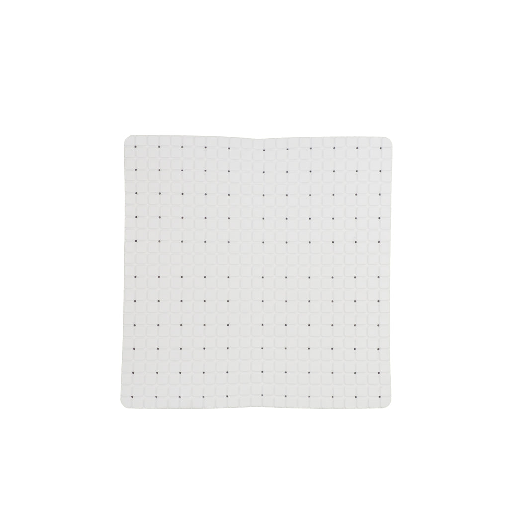Hollandsk hus anti-skrid brusemåtte 55x55 cm hvid