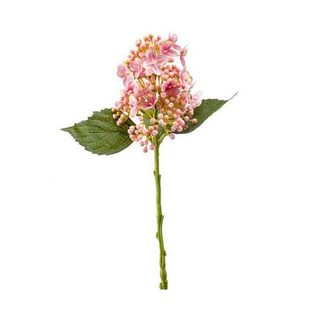 Grundlæggende kunstig blomsterhortensia 38 cm pink