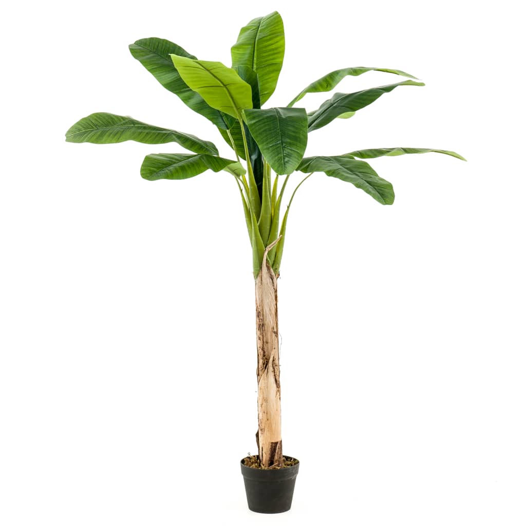 Emerald Kunstboom i gryde med banan 120 cm