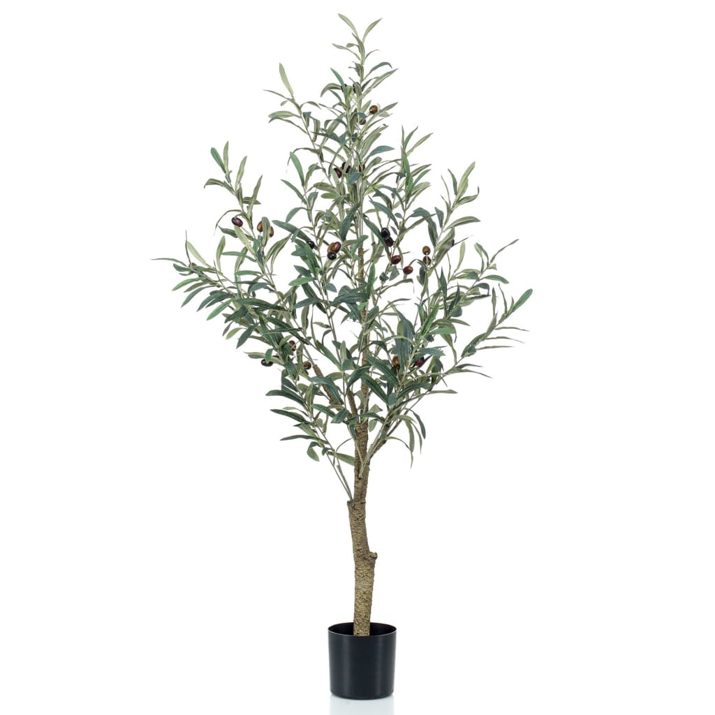 Emerald kunstig plante i plastikpotte oliventræ 115 cm