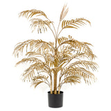 Emerald Art Plant Areca Palm Tree 105 cm guldfarvet