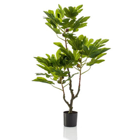 Emerald kunstig plante i gryden af ​​figentræ med frugt 95 cm
