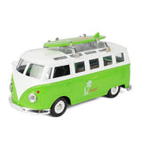 Metal VW bus + lys og lyd assorteret