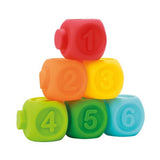 Små stjerner baby stable blokke 6 stykker + 2 dyr