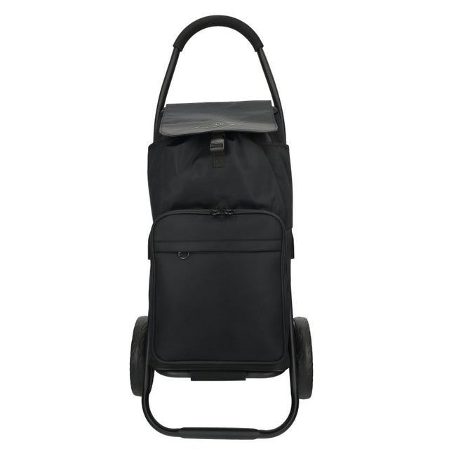 Secc boodschappentrolley twill nylon - zwart