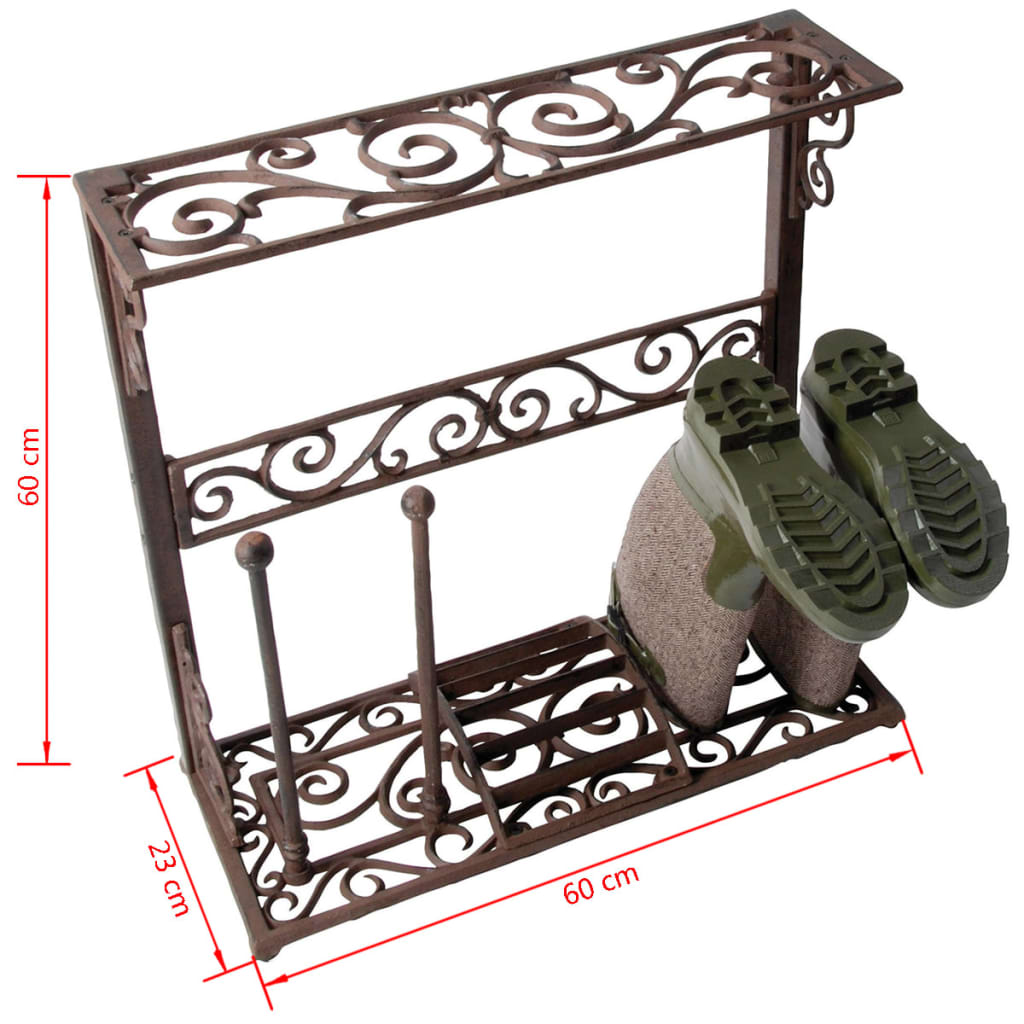 Esschert Design Boot Rack S Cast Iron LH58