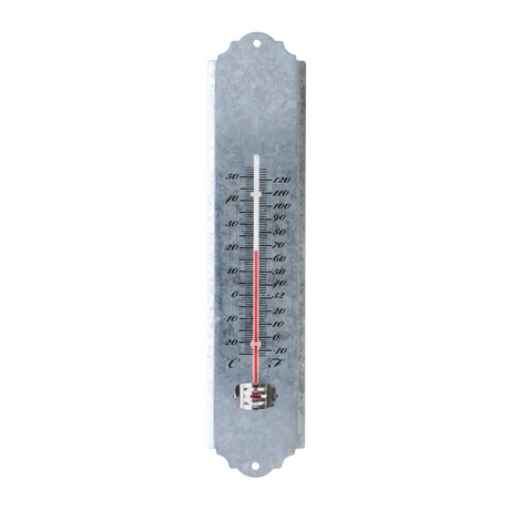 Esschert Design vægtermometer 30 cm Schrootzink OZ10