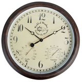 Esschert designstationer ur med termohygrometer 30,5 cm TF008