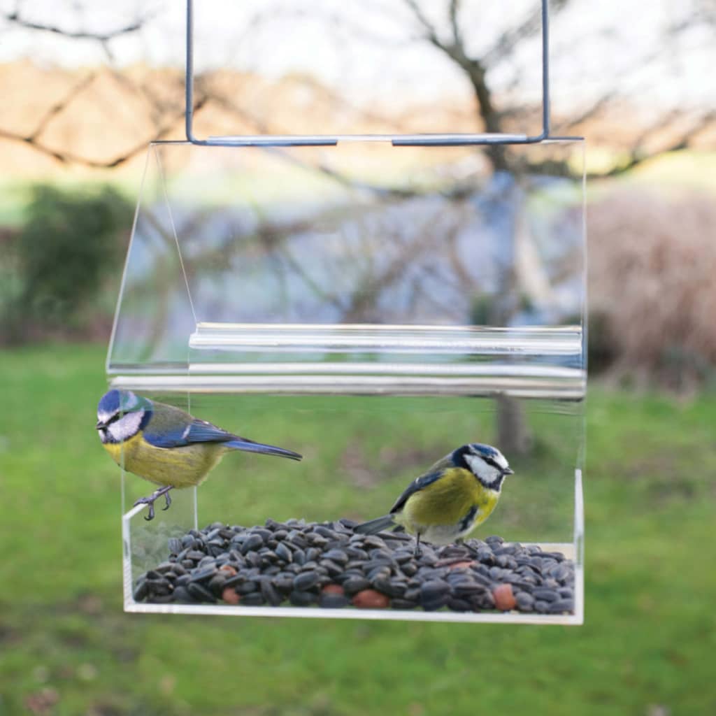 Esschert Design Bird Feed Table hængende akryl