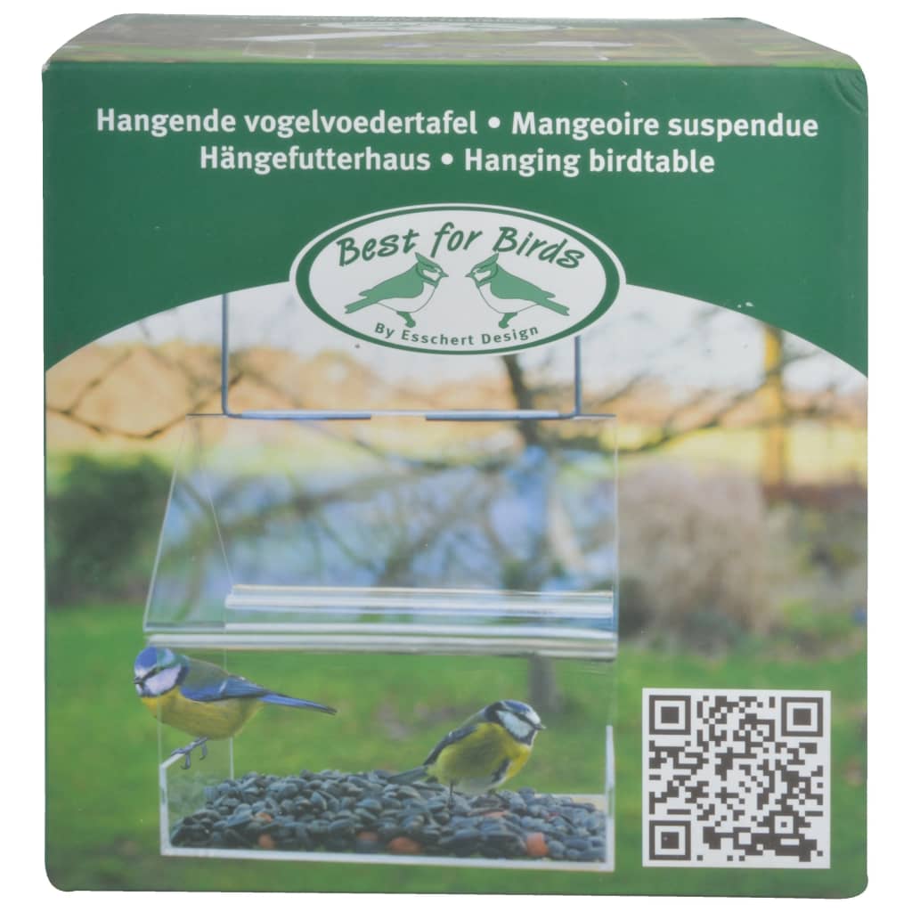 Esschert Design Bird Feed Table hængende akryl