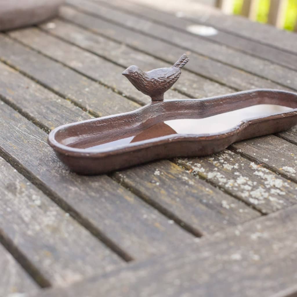 Esschert Design Bird Bath Cast Iron Brown Br25