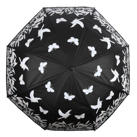 Esschert design farve skiftende paraply blomst bred