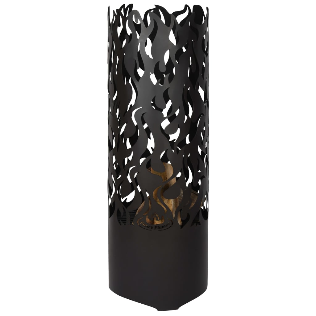 Esschert Design Fireon Flames Carbon Steel Black FF408