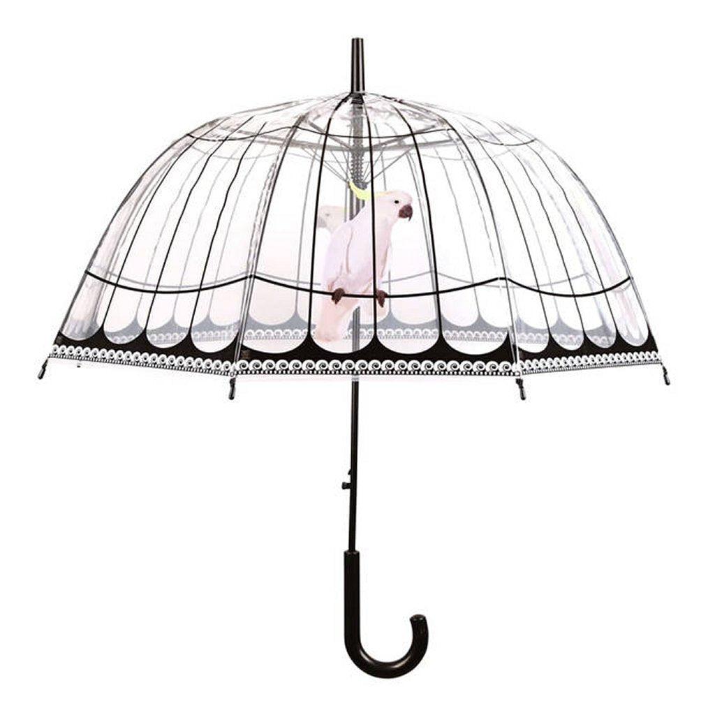 Esschert design paraply fuglebur - gennemsigtig - d80 cm - voksne
