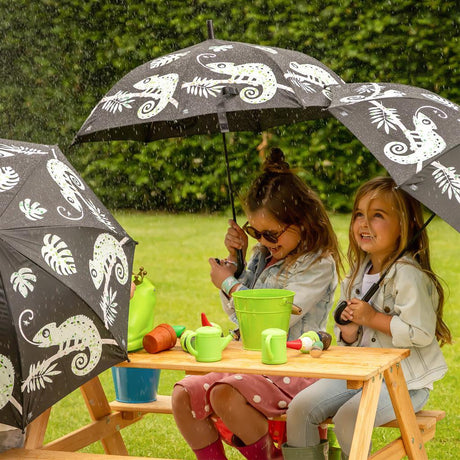 Esschert design børneparaply kamæleon farve skiftende ã˜88cm