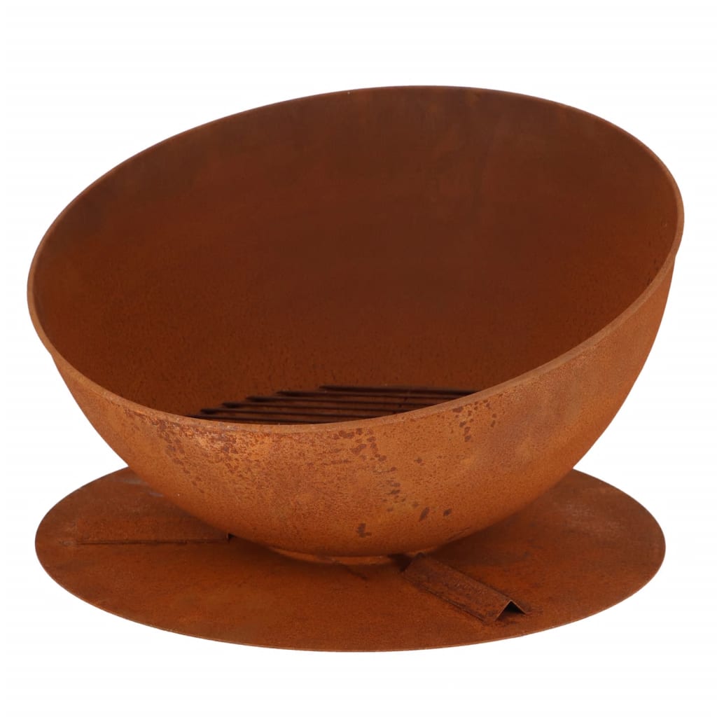 Esschert Design Fire Bowl Hellend på diskrust -farvet