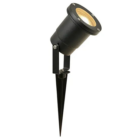 Simpelthen design led spike spot gu10 5w 3000k sort metal