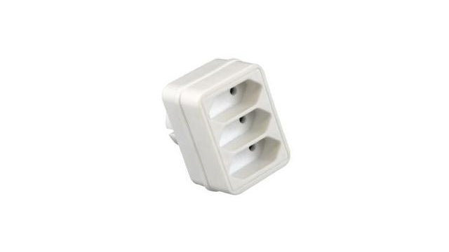 For eksempel 61048 euro 3-vejs fordelerstik
