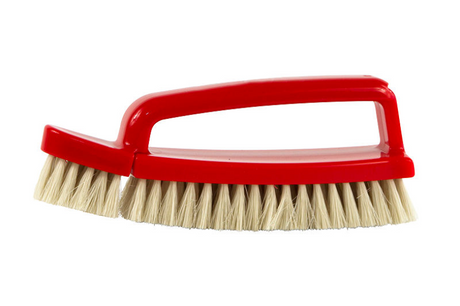 Luva skobørstesæt grisebørster plast assorteret farve<br>