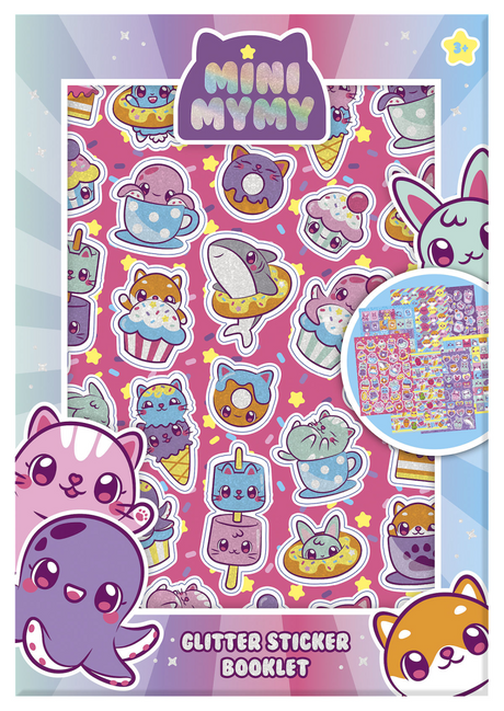 Creative craft group mini mymy glitter stickerboekje a5