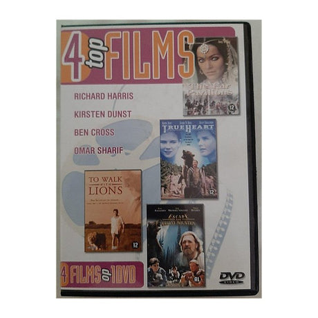 Grundlæggende DVD 4 topfilm at gå med løver sande hjerte langt pavilloner undslippe til grizzly mountain