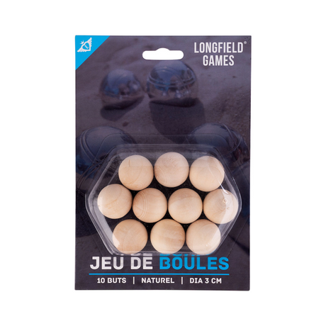 Engelhart træ jeu de boules buts, 10 stk.