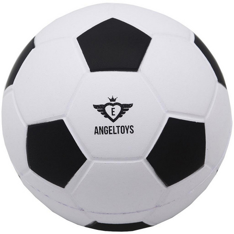 Engelhart blødt skum fodbold ã˜12,5 cm sort og hvid