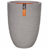 Capi capi blomsterpot natur rib elegant lag 36x47 cm grå