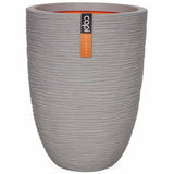 Capi capi blomsterpot natur rib elegant lag 36x47 cm grå