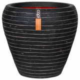 Capi Capi Flowerpot Nature Row Taps 42x38 cm Anthracite PKRWZ362