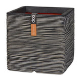 CAPI PLANTER Nature Rib Square 50x50 cm Anthracite