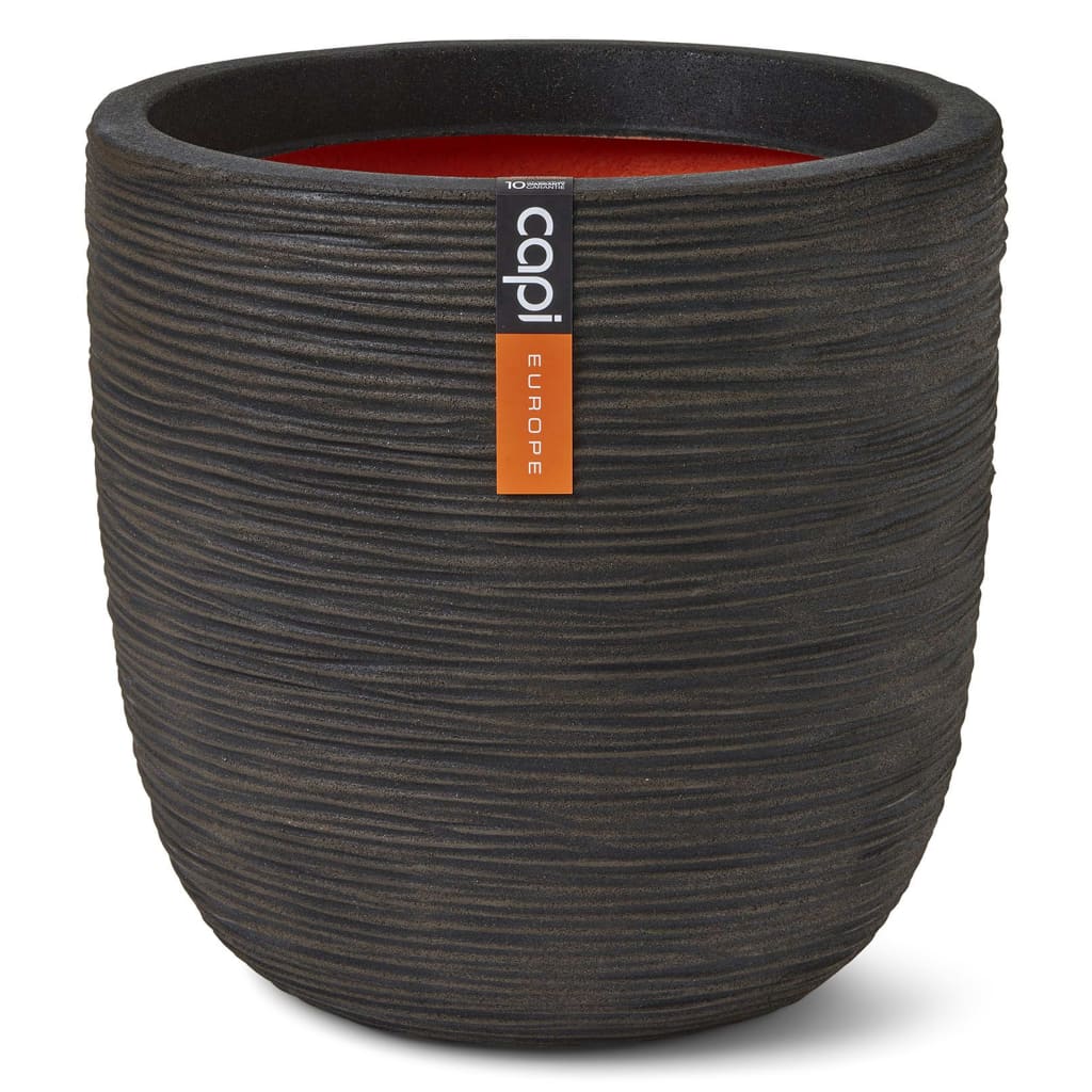 Capi capi planter natur rib 43x41 cm mørkebrun