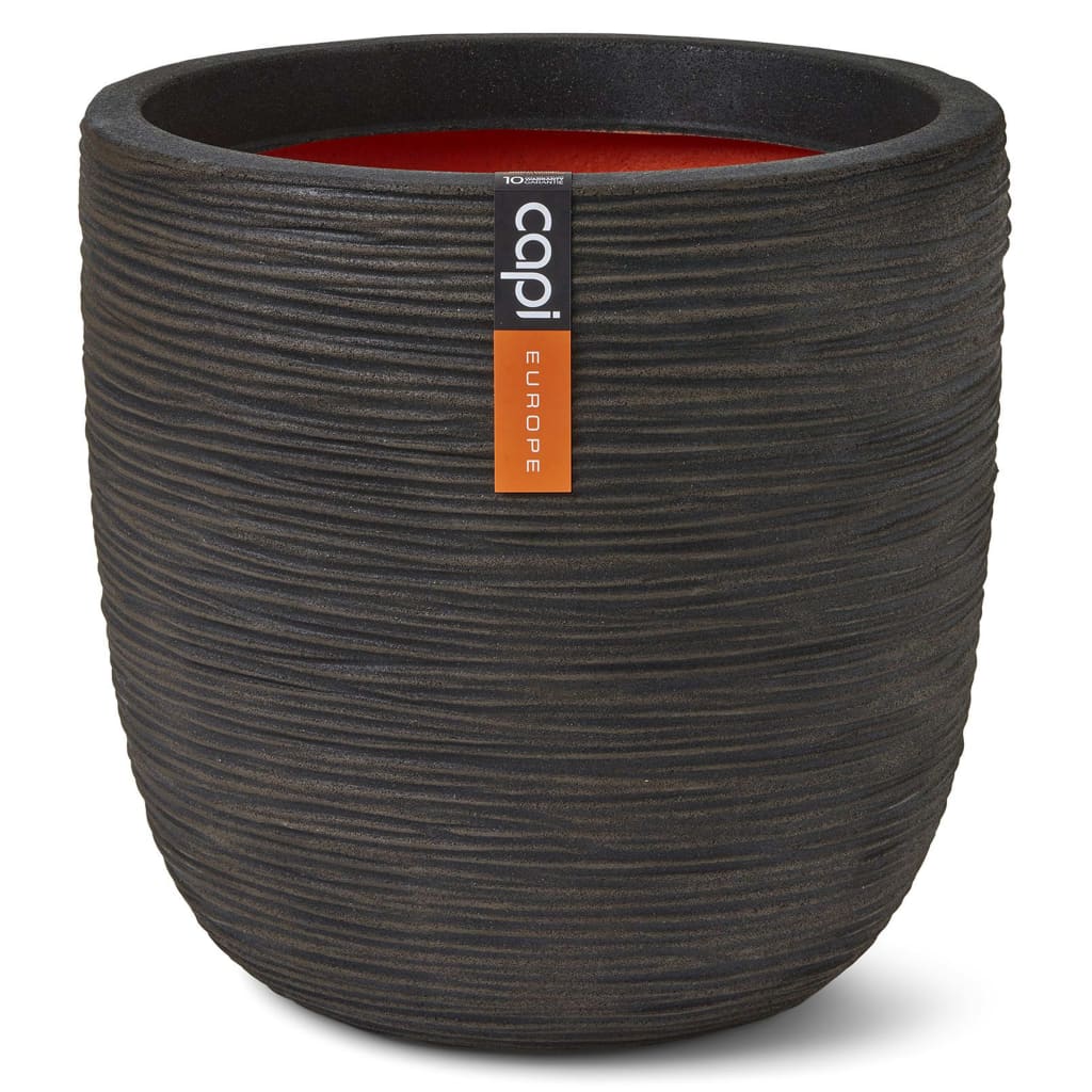 Capi æg planter natur rib 54x52 cm mørkebrun