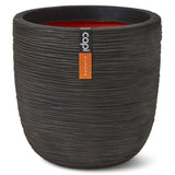 Capi æg planter natur rib 54x52 cm mørkebrun