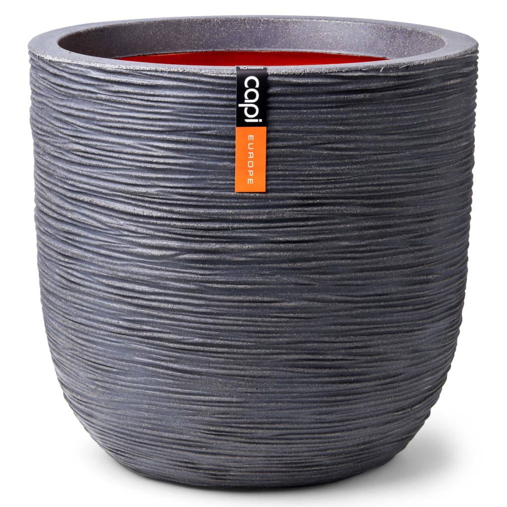 Capi capi planter natur rib 43x41 cm mørkegrå