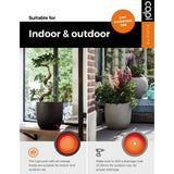 Capi capi blomsterpot natur rib elegant deluxe 45x72 cm mørkebrun